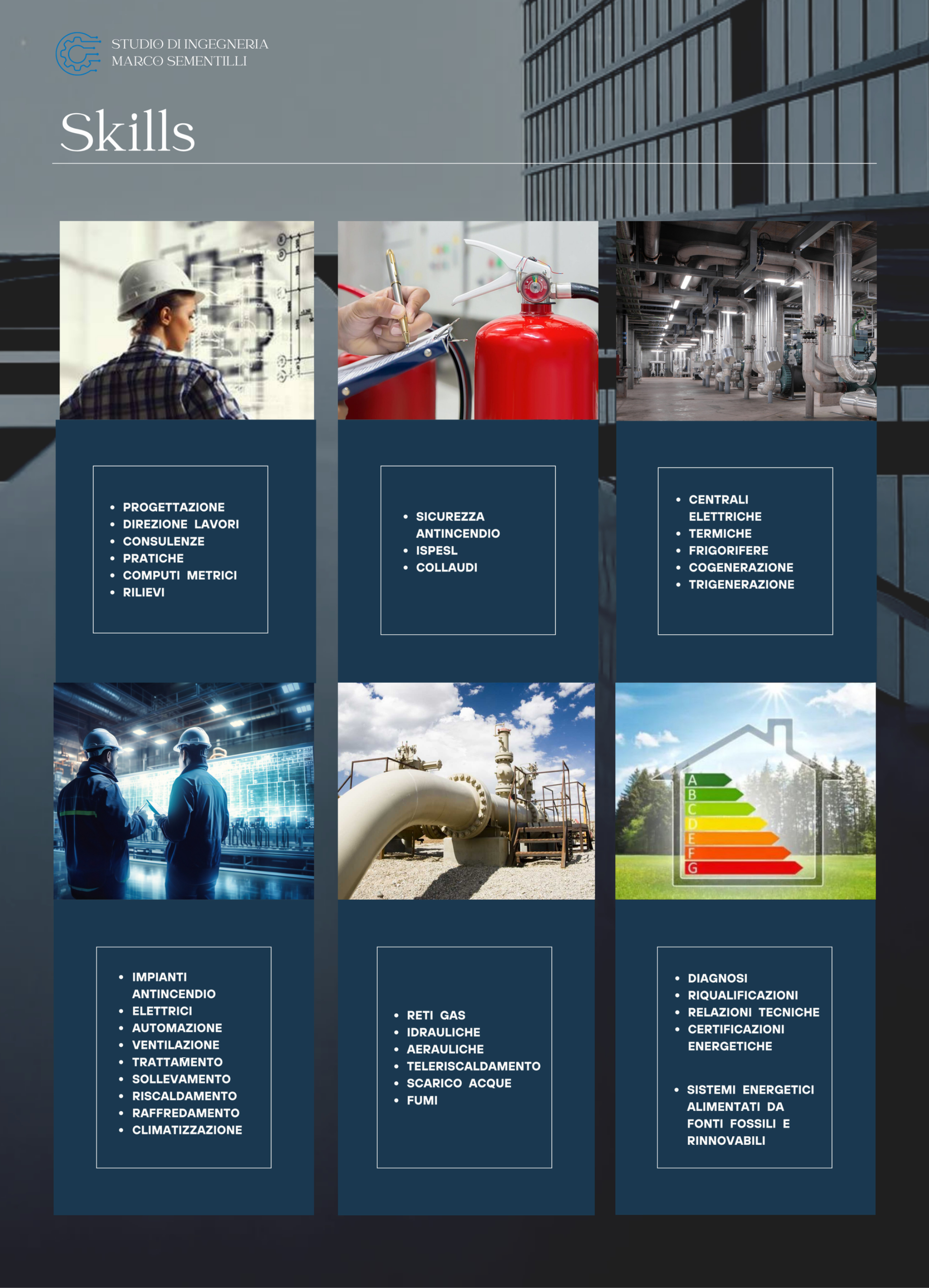 Competenze Studio Ingegneria Sementilli